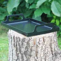 Стальной сервировочный поднос 30 x 20 x 5,4 см
