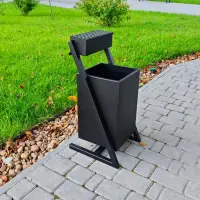 Уличная урна с пепельницей 25 л