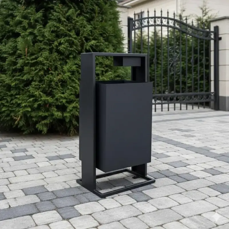 Уличная урна с пепельницей 50 л