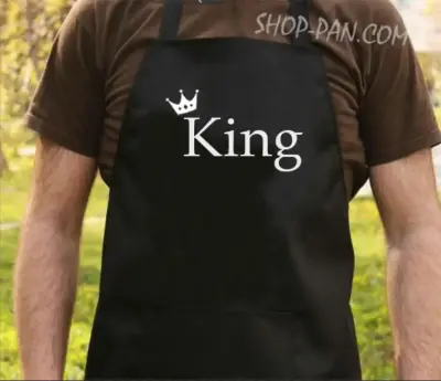 Фартух з принтом KING