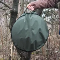 Зеленый чехол-сумка из оксфорда для сковороды из диска бороны 80 см