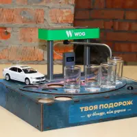Наливатор АЗС «Volkswagen Passat» на 7 чарок з УФ-друком