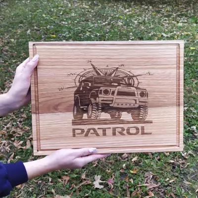 Кухонна дошка 30x40 см з гравіюванням PATROL