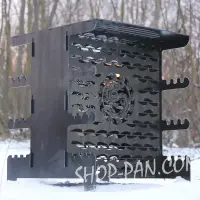 Вертикальний розбірний мангал з індивідуальним гравіюванням