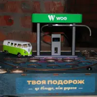 Наливатор АЗС «Volkswagen T1» на 7 рюмок с УФ-печатью