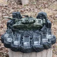 Автоматичний наливатор «Танк Т-72» зі стелою на 7 чарок