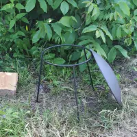 Чавунна сковорода-садж 45 см з підставкою