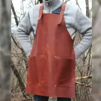 Шкіряний фартух SHOP-PAN з натуральної шкіри 2 мм