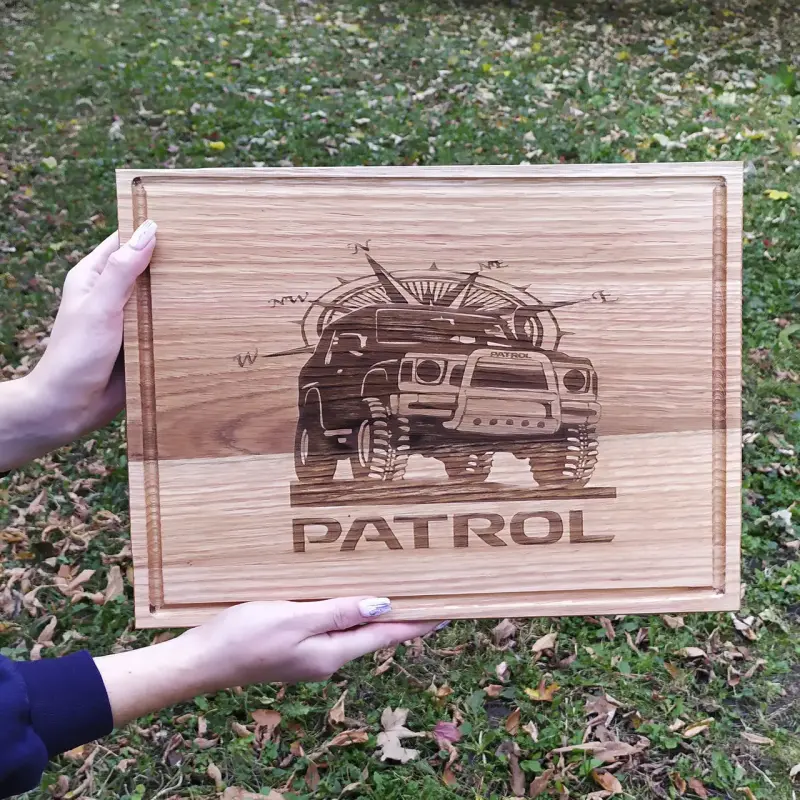 Кухонная доска с гравировкой PATROL