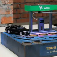 Наливатор АЗС «Volkswagen Passat» на 7 чарок з УФ-друком