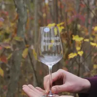 Подарочная коробка с бокалом и гравировкой 24 x 10 x 10 см