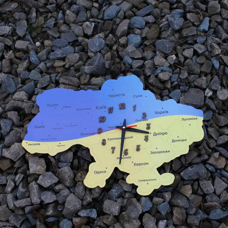 Настенные часы Украина с УФ-печатью