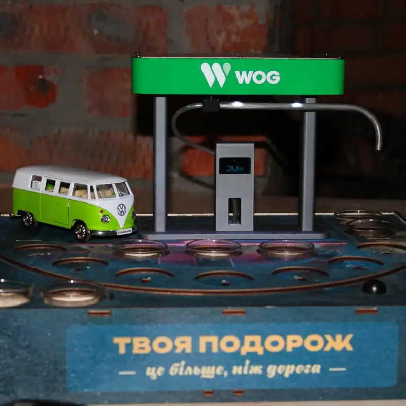 Наливатор АЗС «Volkswagen T1» на 7 рюмок с УФ-печатью
