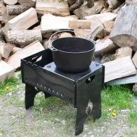 Стальная подставка для котла на мангал 30 x 32 см