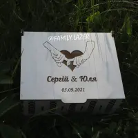 Дерев'яна скарбничка для грошей 01 з підписаними відділеннями