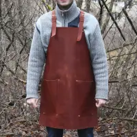 Шкіряний фартух SHOP-PAN з натуральної шкіри 2 мм
