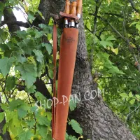 Шкіряний чохол для шампурів з гравіюванням