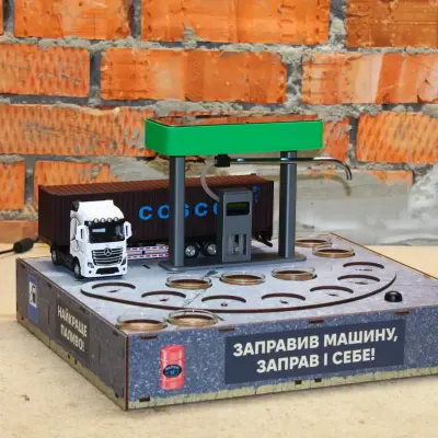 Наливатор АЗС на 7 чарок з УФ-друком