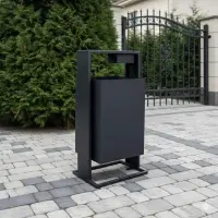 Уличная урна с пепельницей 50 л